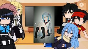 Favorite characters react to Rimuru//Gacha clud //By:Junsaly^^??