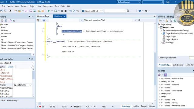 How to Create a C++ Calculator Using C++ Builder смотреть онлайн