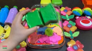 RELAXING WITH CLAY PIPING BAGS VS MAKEUP VS GLITTER Mixing Random Things Into Slime 5371.mp4