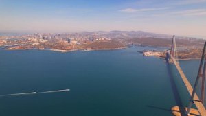 Владивосток, мост на остров Русский 2022