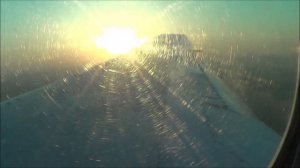 БОИНГ 767-300 вид из салона . ВЗЛЕТ и ПОСАДКА.mp4