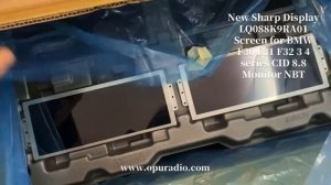 SHARP Display LQ088K9RA01 Screen for BMW F30 F31 F32 3 4 series CID 8 8 Monitor NBT