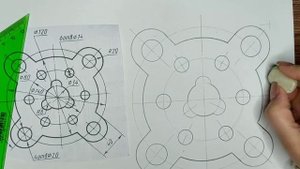 Деление окружностей на равные части