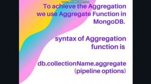 Introduction to MongoDB Aggregation