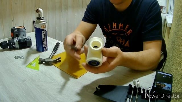 Переходник к шуруповерту на подшипниках для ледобура Неро своими руками.