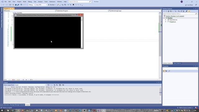 C# Boolean Tutorial смотреть онлайн