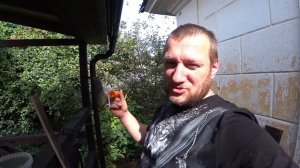 Беседка из бруса- начал потолки!