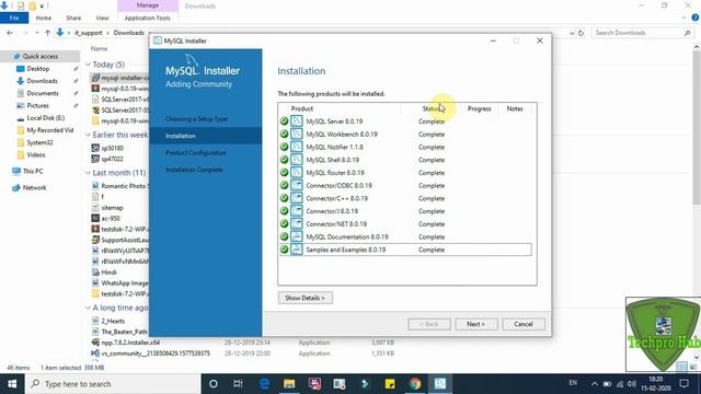 how to Install mysql server and configure