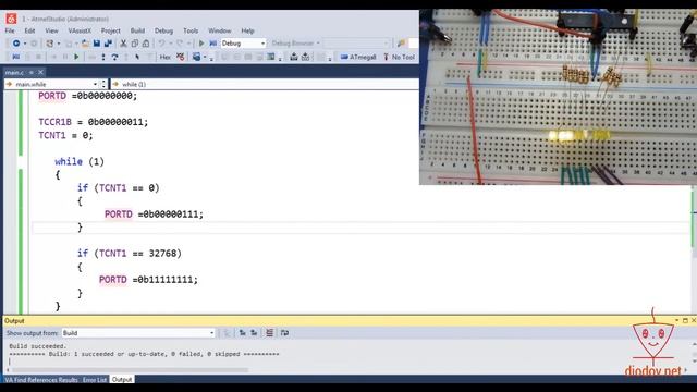 Таймер-счетчик 1, 2 ATmega8 | Микроконтроллеры с нуля #13