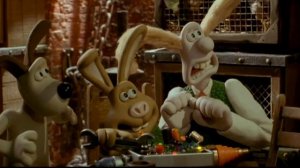 Wallace & Gromit The Curse Of The Were Rabbit But It's Only Hutch as Wallace