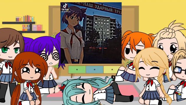 Реакция персонажей Бесконечного лета на ТТ |2 часть| ||Гача лайф|| смотреть онлайн