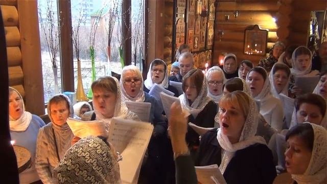 Участие любительского хора в Божественной Литургии 16.02.2020г.
