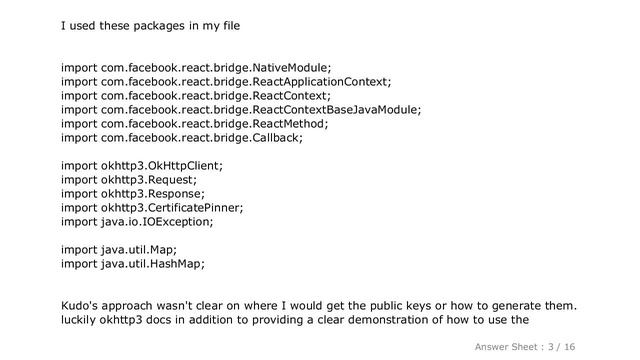 Android : How can I implement SSL Certificate Pinning while using React Native смотреть онлайн