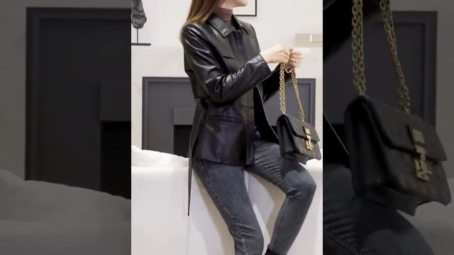 Средний стиль, натуральная кожа, пальто для женщин, женская куртка из 100% овечьей кожи, 2021, нова смотреть онлайн