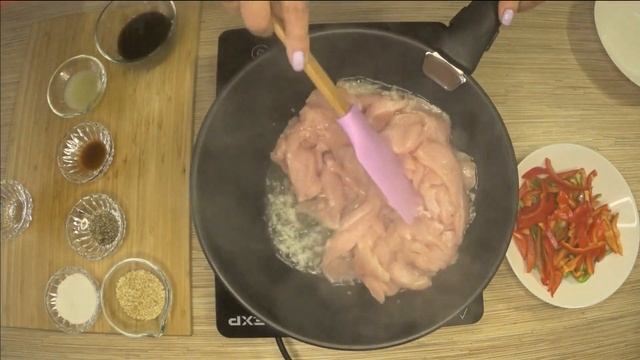 Филе грудки индейки с китайским акцентом! Вкусный рецепт!