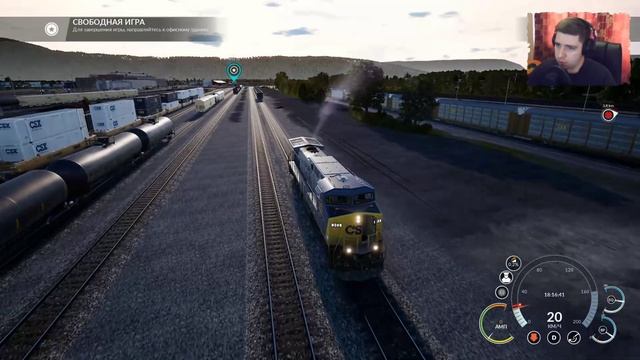 Очень мощный симулятор поезда! - Train Sim World: CSX Heavy Haul смотреть онлайн