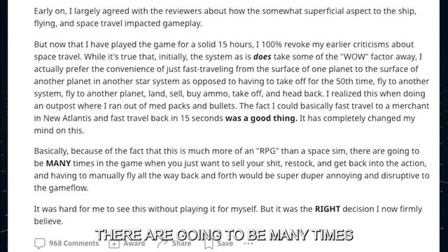 Starfield Review by Most Interesting Man in Space • Before you buy