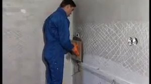 облицовка стен керамической плиткой