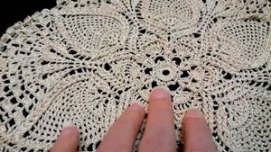 Рельефная салфетка. 30см. Мастер класс.