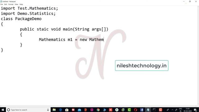 Java Package Tutorial смотреть онлайн