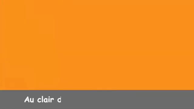 Au clair de la lune смотреть онлайн