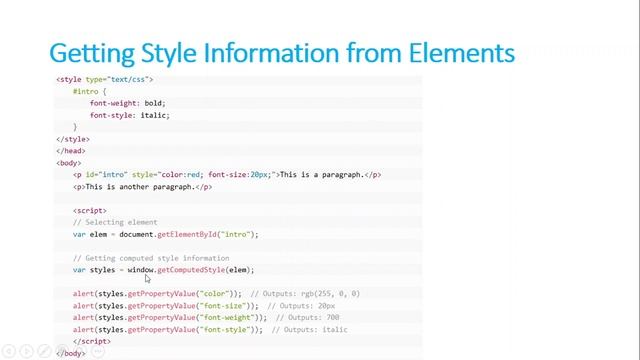 38. Understanding DOM Styling | JavaScript Tutorial for Beginners | Web Development