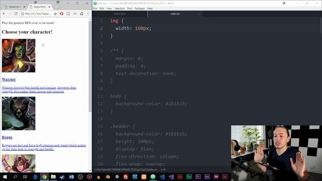 23: How To Create A Game Using JavaScript | Part 1 | Setup, HTML & JavaScript | JavaScript Tutorial