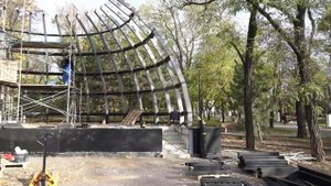 МАРИУПОЛЬ. Городской Сад. Фонтан . Тир . Ротонда с Балюстрадой.