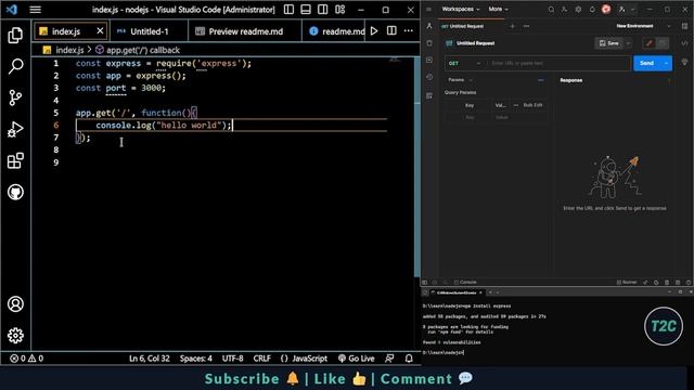 Node.js Tutorial-2: Express.js Handling GET Requests | time2code ?