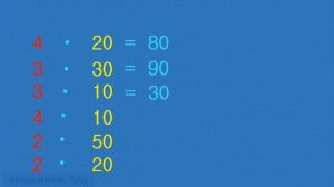 Математика 3 класс // Числа до100 // Умножение // Умножение вида 30 · 2