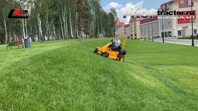Садовый райдер Cub Cadet Z5 152 - идеальное кошение на высоких скоростях! смотреть онлайн