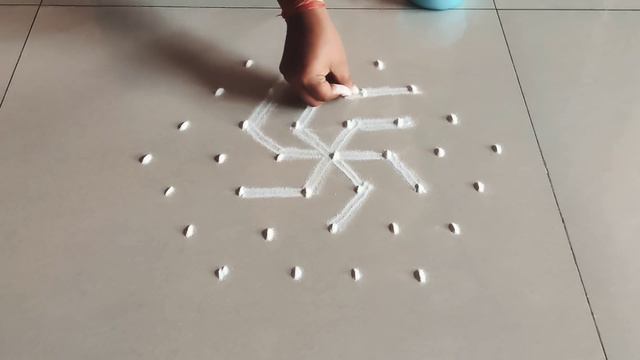 7 * 4 Dot Rangoli | Easy Rangoli | Daily Rangoli | Small Kolam | Rangoli simple Design смотреть онлайн