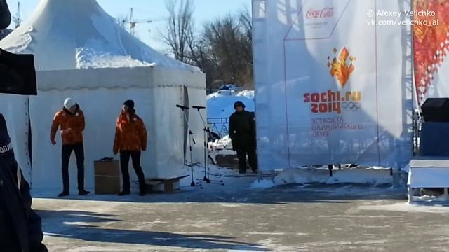 Олимпийский огонь в Волгограде - Кача, 7 Ветров, "Парк Хаус" смотреть онлайн