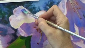 White Rhododendron Acrylic Glazing by Tammy Pilon