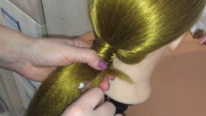 Как завязать хвост? 2 способ. Красивая и быстрая причёска