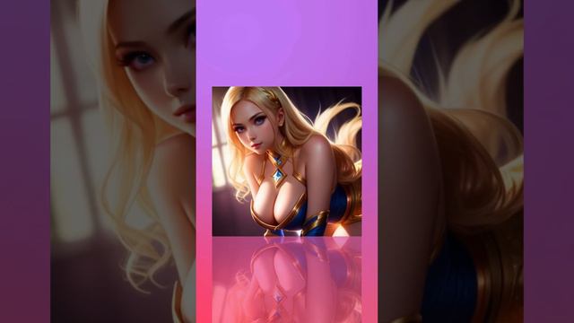 Elegant Seduction : Lux (League of Legends) embrace her secret side.