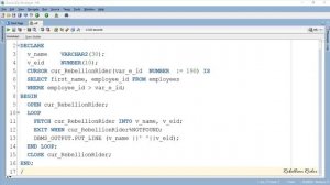 PL/SQL tutorial 29: How To Create Cursor Parameter With Default Value By Manish Sharma