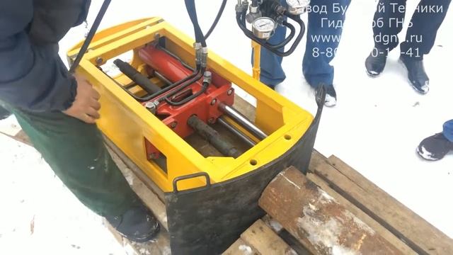 Штанговый разрушитель УПК 20 разрушение стальной трубы 159мм смотреть онлайн