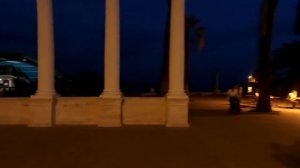 Набережная Махаджиров Сухум вечер Абхазия 2021 август обзор Набережная Махаджиров