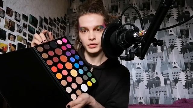Радужный макияж новой палеткой | Morphe x James Charles | Байки в Байке #3 смотреть онлайн