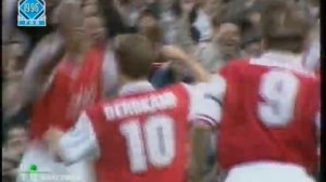 Arsenal 3-0 Leeds United. FA Premier League 1996-1997