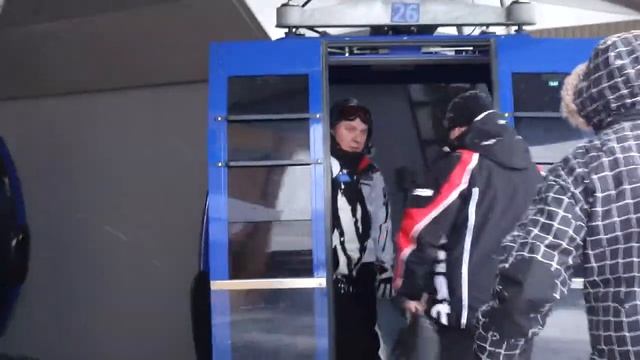 Красная Поляна. Катание Президента Медведева смотреть онлайн