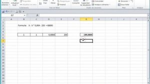 Utilisation du solveur dans Excel 2010