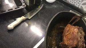 Дядя Шеф. Идея для ужина. Мясо в гусятнице.
