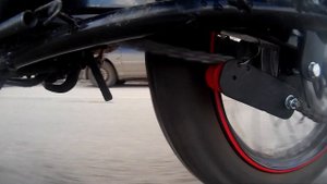 НАТЯЖИТЕЛЬ ЦЕПИ мотоцикла Shineray X-trail 250 в действии