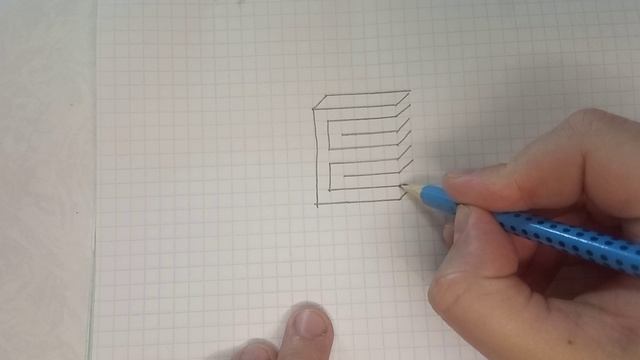 3d РИСУНОК ПО КЛЕТОЧКАМ! смотреть онлайн