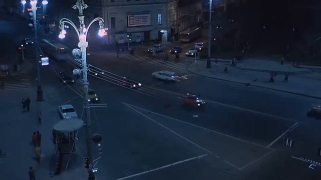 Площадь Никитские ворота (Ночь). 1977г. "Служебный роман" смотреть онлайн