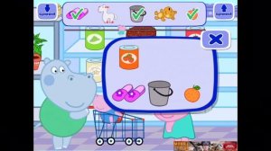 Обзор игры Гиппо Пеппа|Kids Supermarket