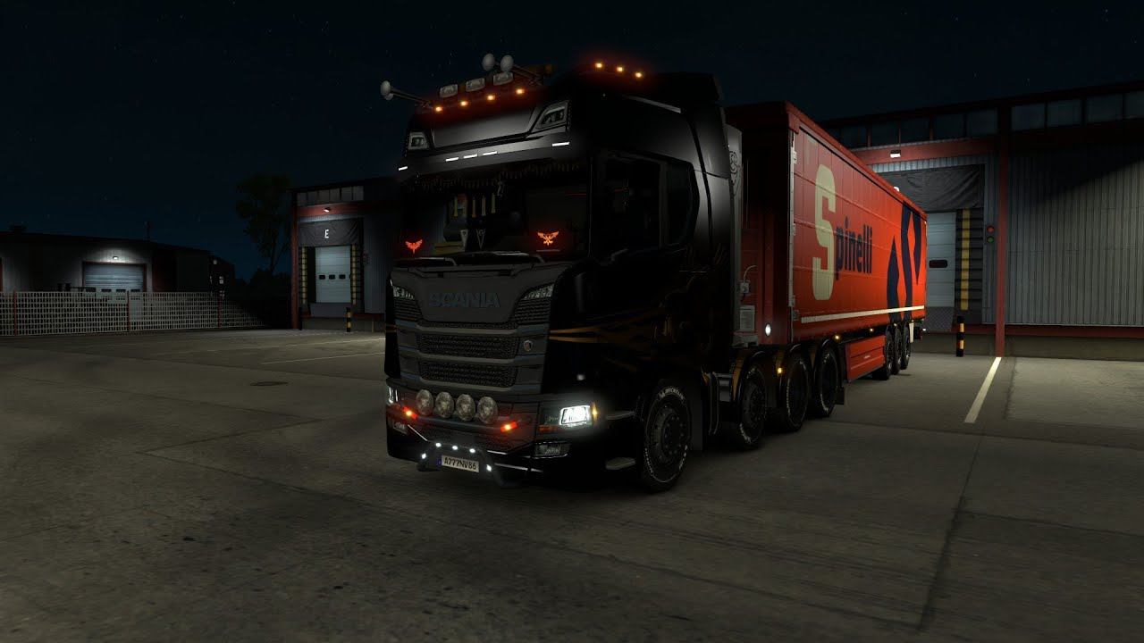 Euro Truck Simulator 2. Весеннее настроение 4. DAF