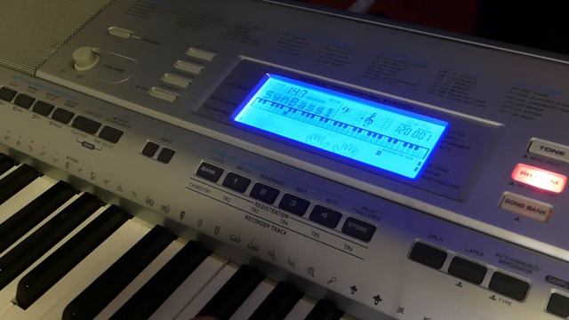 The Casio CTK-4000 Keyboard does SAMPING and ARPEGGIOS смотреть онлайн